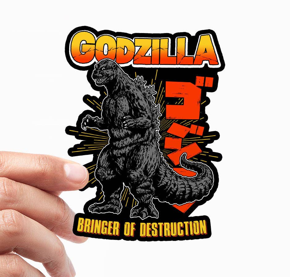 Hybris Production AB - Wholesale Sticker - Godzilla - Bringer Of Destruction Sticker1