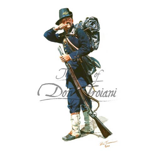 TCWSU7 - 2.º Voluntários de Wisconsin, Brigada de Ferro - Guerra Civil por atacado de W.Britain Model Figures