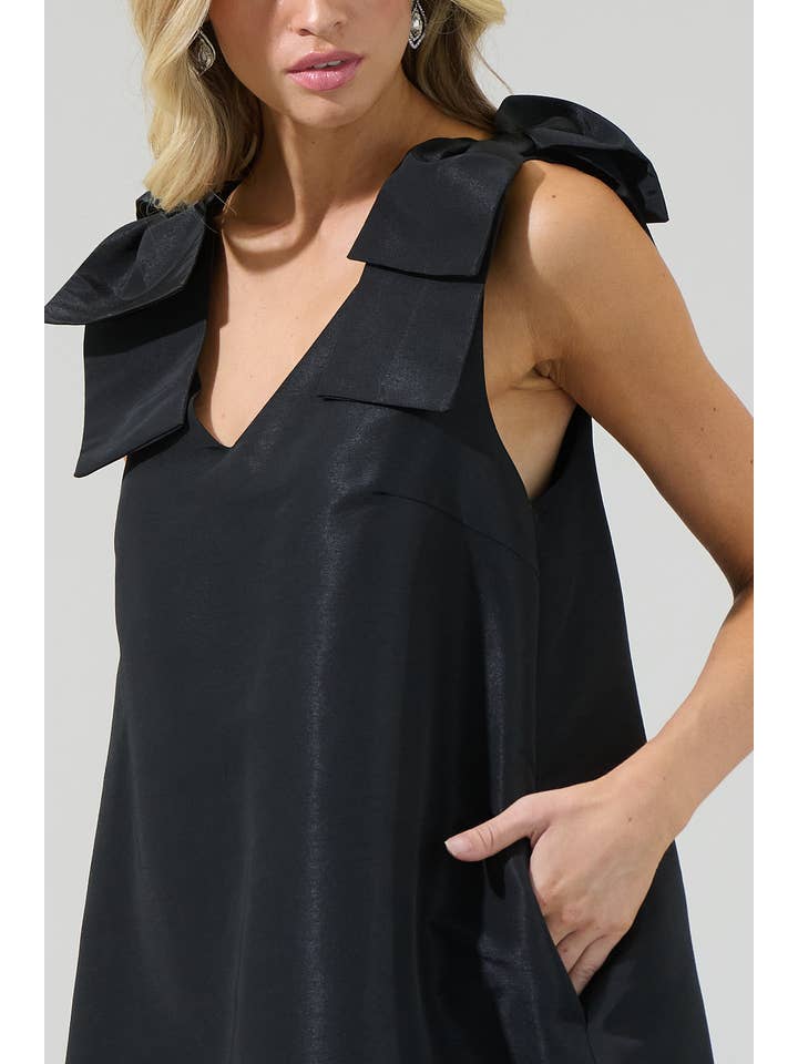 Sugarlips - Wholesale Dress - Women's - Alani Bow Trapeze Mini Dress5