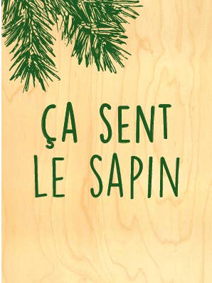CARTOLINA INVERNALE PROFUMA DI ABETE per la vendita all'ingrosso da parte di Hironwoods
