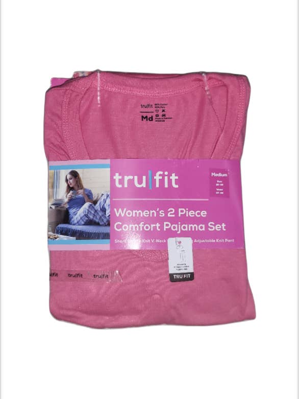 Hands On – wholesale Sleepwear set – Women's – Tru Fit Women's 2-Piece Comfort Pajama Set