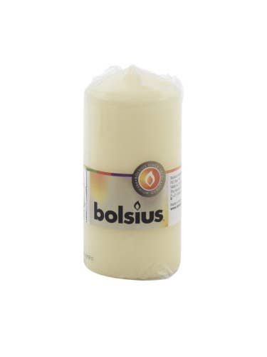 Pillar Candle B. Pencil 5.8x12cm Bolsius Ivory for wholesale by AUM Fragrances
