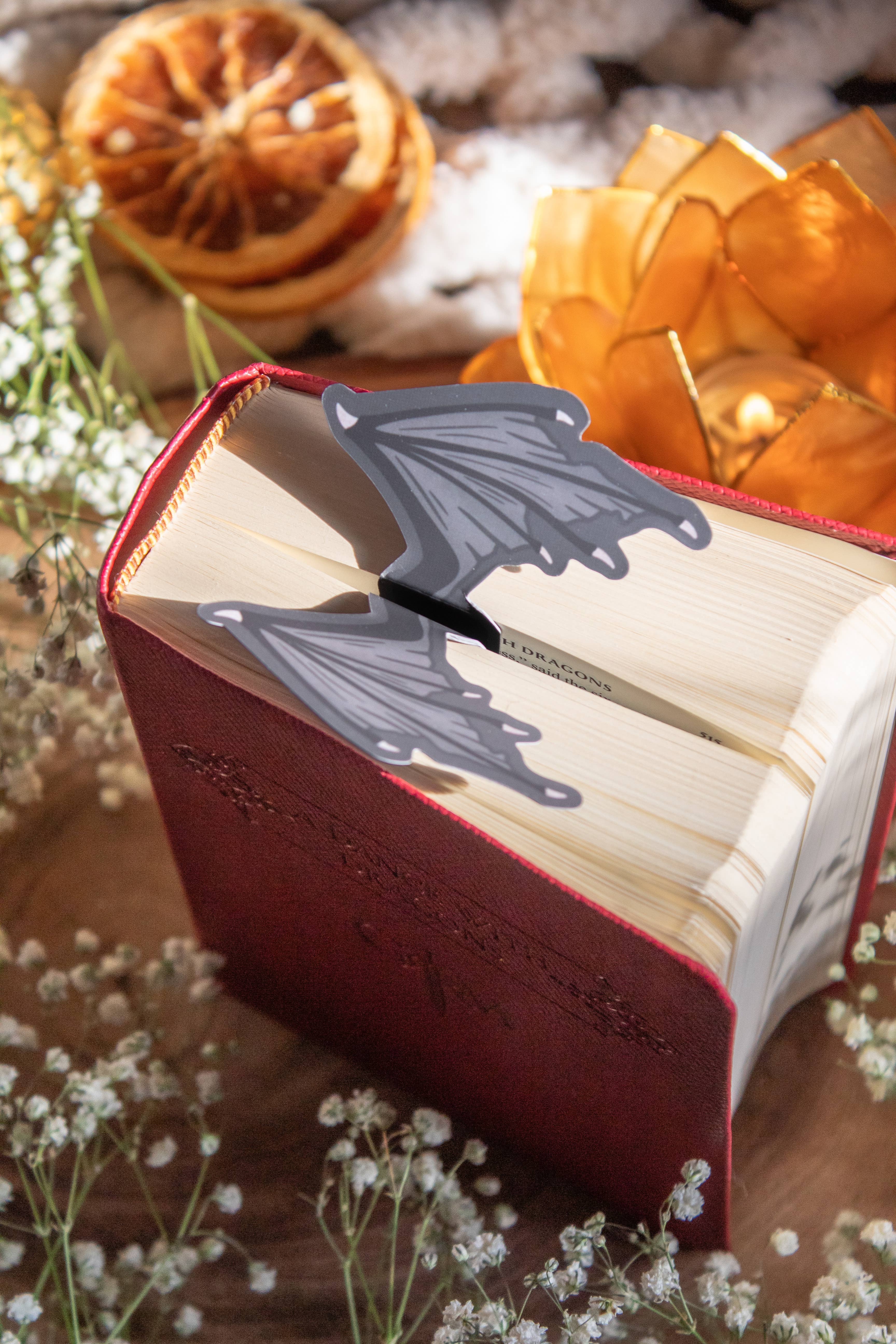 Meaggie Moos – wholesale Bookmark – 3D Dragon Wings Die-Cut Bookmark8