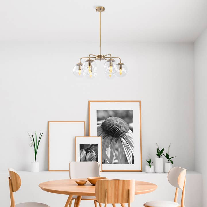 Viran 11010 Glass Chandelier Lighting for wholesale by STUDIO BYLAMP