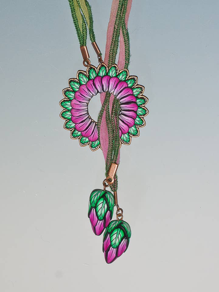 Empujadores de pétalos Lariat - Think Pink Rosa para venta al por mayor de Petal Pushers by Janet Pitcher