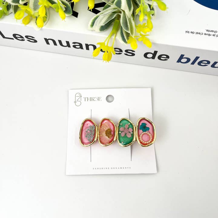 TheDivaSoap - Wholesale Hair clip – Women’s - Retro Flower Duckbill Clip, High Quality Hair Clip3