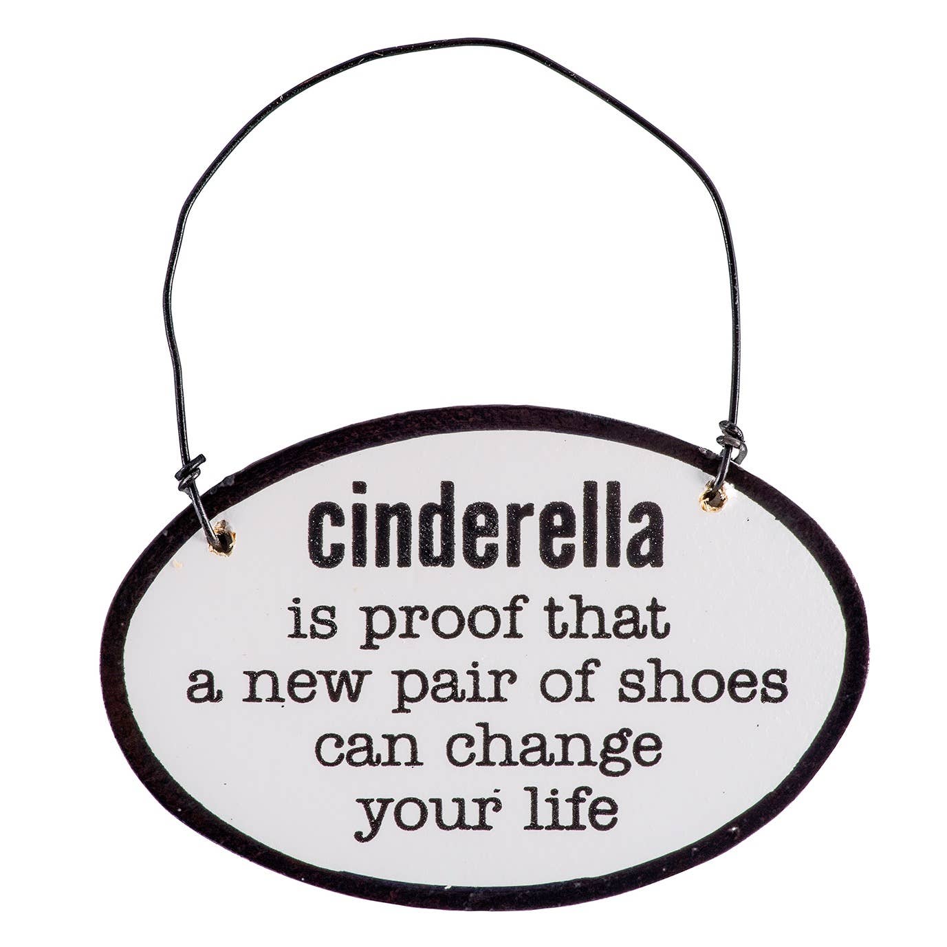 Abbey + CA Gift - Wholesale Sign - Say It with Sass Mini Oval Wall Hangings8