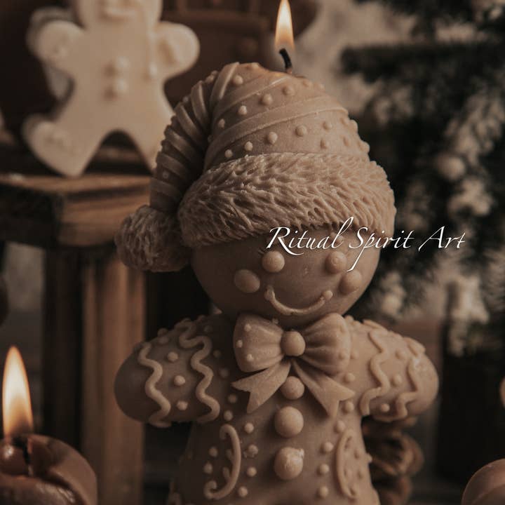 Ritual Spirit ltd - Wholesale Novelty Candle - Large Gingerbread Man | Christmas Collection3