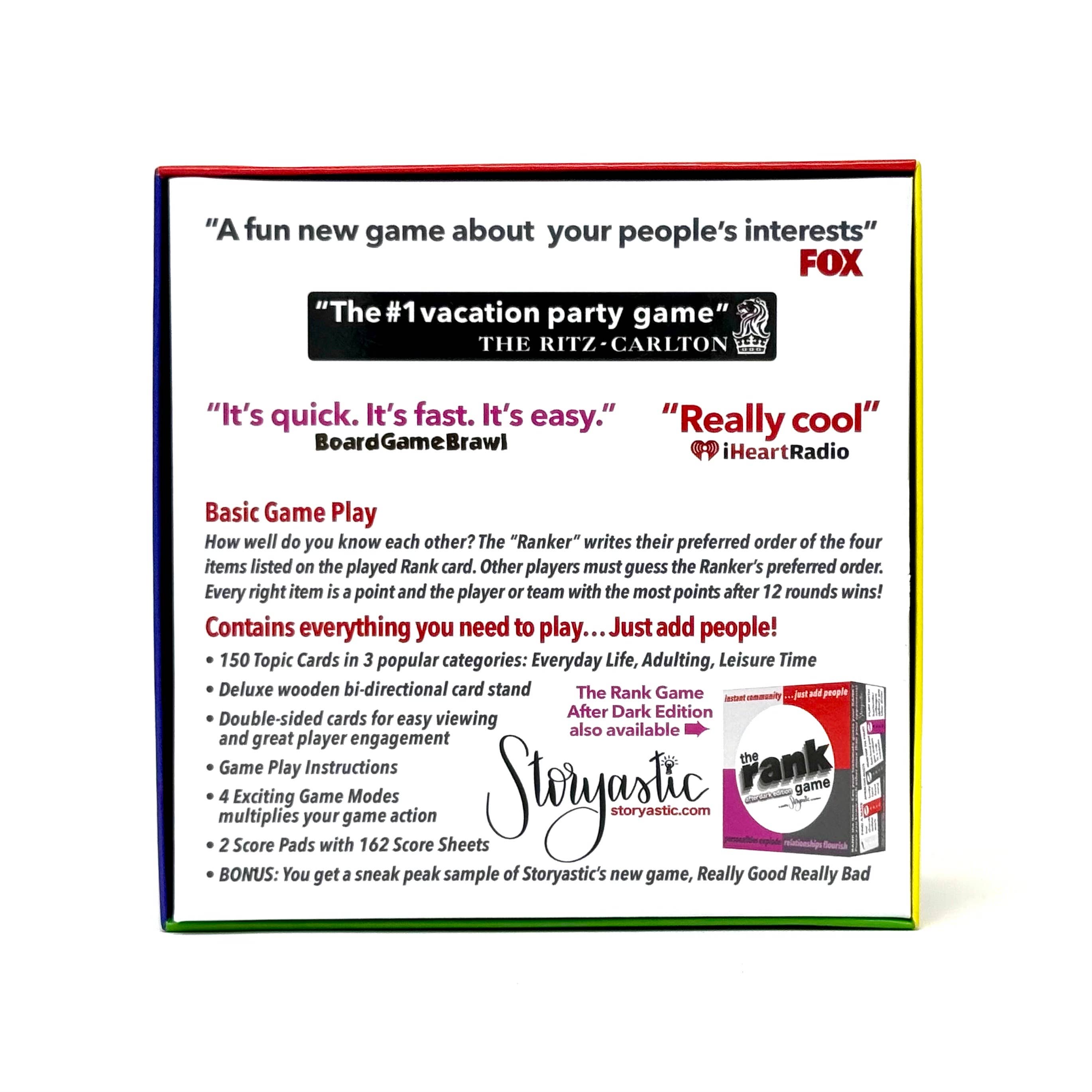 Storyastic - Venta al por mayor Juegos de cartas - El Juego de Rango🏆🏆Elección Favorita de ToyFair Nueva York +Otros Premios5
