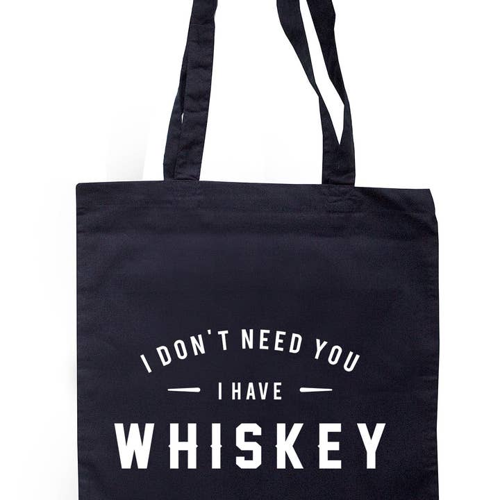 Illustrated Identity – Sacola - Unissexo por atacado – Eu não preciso de você, tenho sacola de uísque TB05861