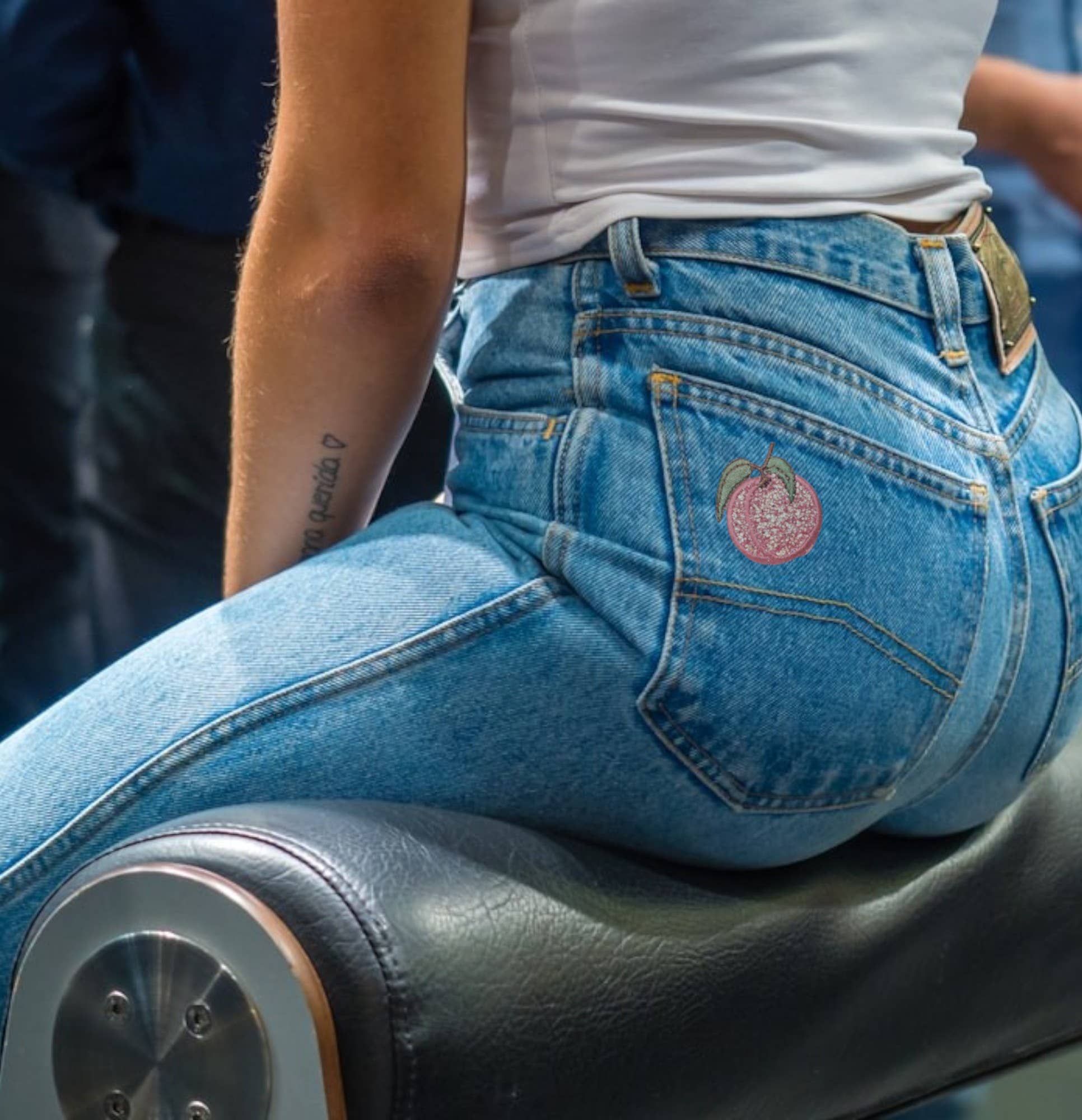 Wholesale Applique - Wholesale Patch - Perzik - Glitter - Enkel - Glanzende Sprankeling, Strijkpatch2