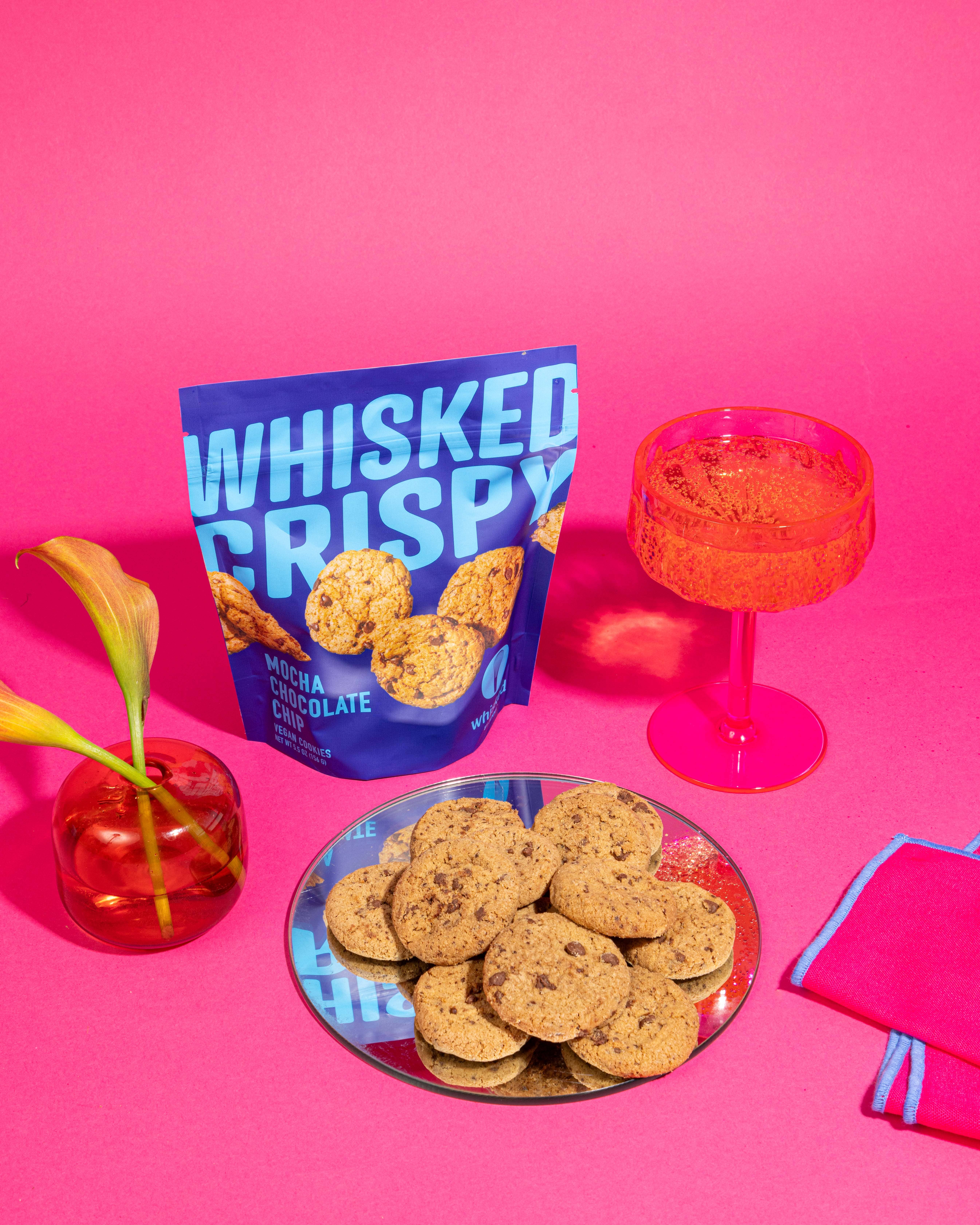 Whisked by Jenna - Wholesale Cookie - Vegan Crispy Cookies: Mocha Chocolate Chip2