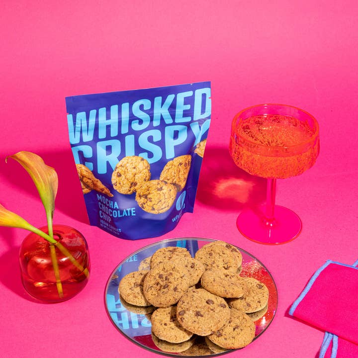 Whisked by Jenna - Wholesale Cookie - Vegan Crispy Cookies: Mocha Chocolate Chip2
