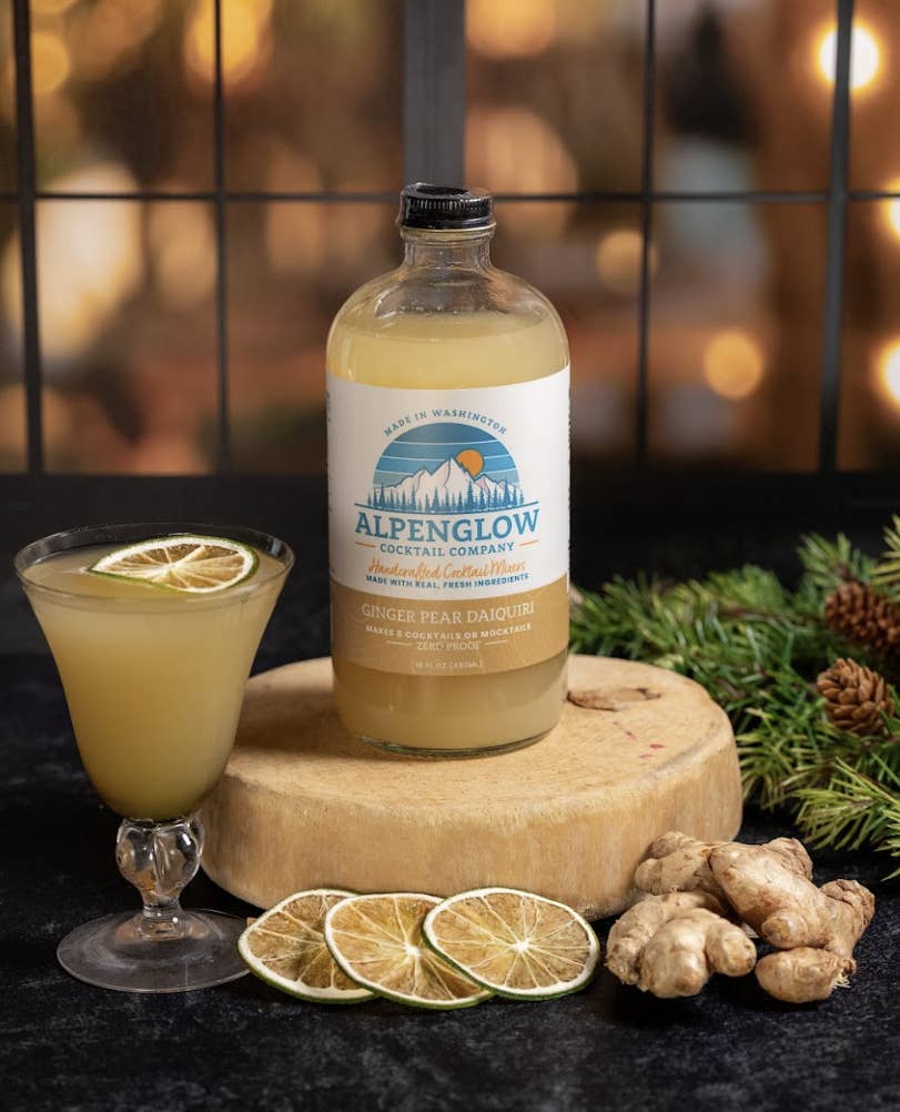 Alpenglow Cocktail Company - Wholesale Cocktail Mix/Syrup - Ginger Pear Daiquiri