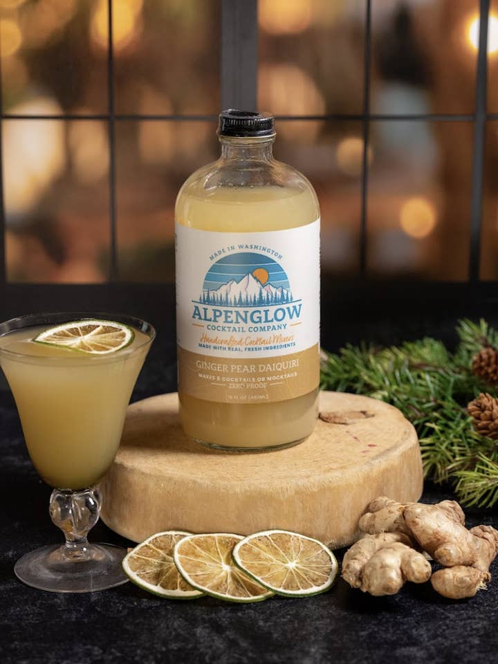 Ginger Pear Daiquiri for wholesale by Alpenglow Cocktail Company