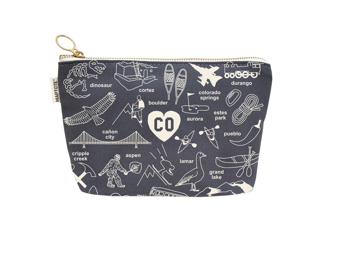 Maptote - Wholesale Pouch - Women's - Colorado Zipped Pouch6