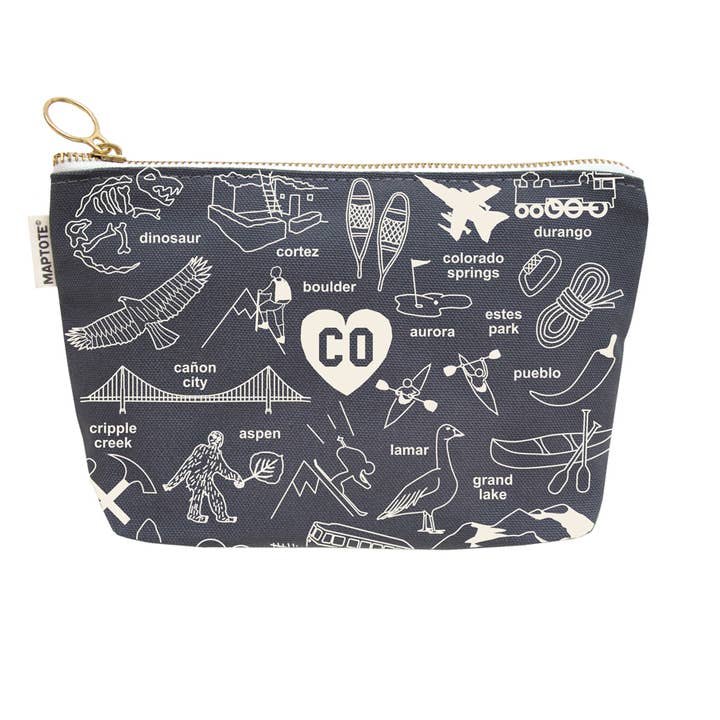 Maptote - Wholesale Pouch - Women's - Colorado Zipped Pouch6