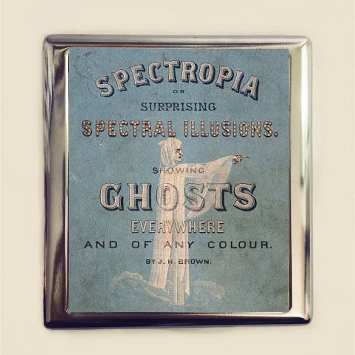 Vintage Ghost Book Business Card ID Holder Spirits Spiritua for wholesale by FringePop