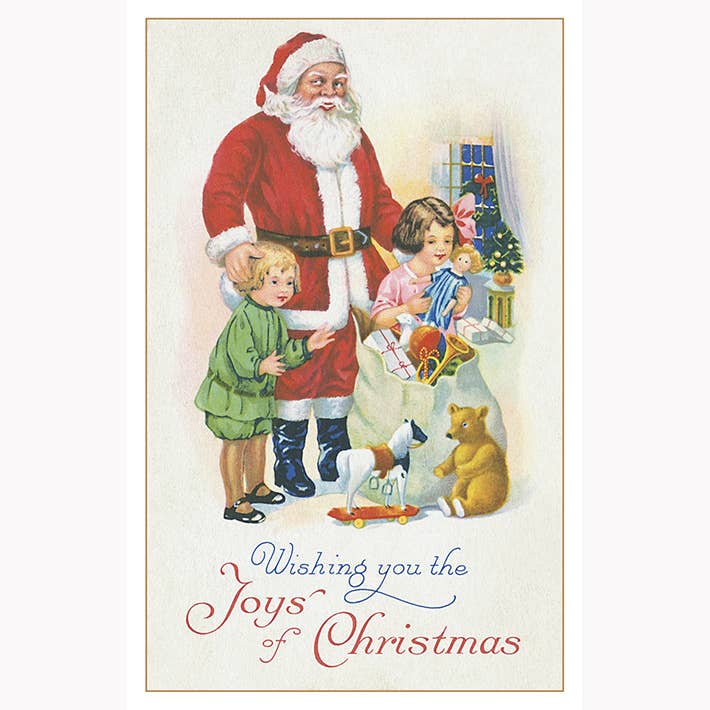 Santa Claus toys postcard for wholesale by LUDOM EDITION