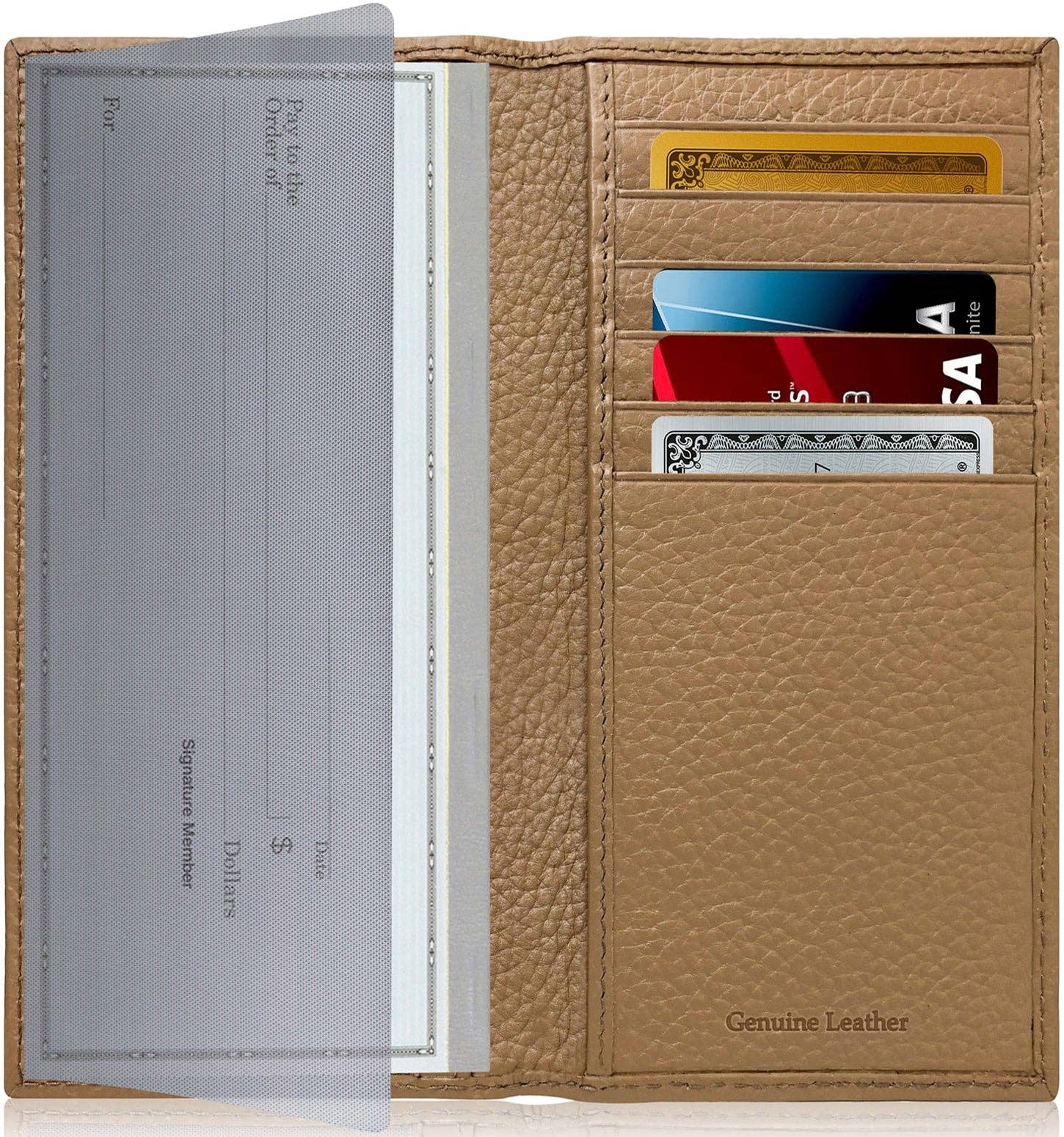Access Denied Accessories - Wholesale Wallet - Unisex - Genuine Leather Checkbook Cover For Women &Men RFID Blocking90