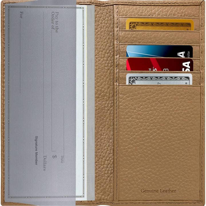 Access Denied Accessories - Wholesale Wallet - Unisex - Genuine Leather Checkbook Cover For Women &Men RFID Blocking90