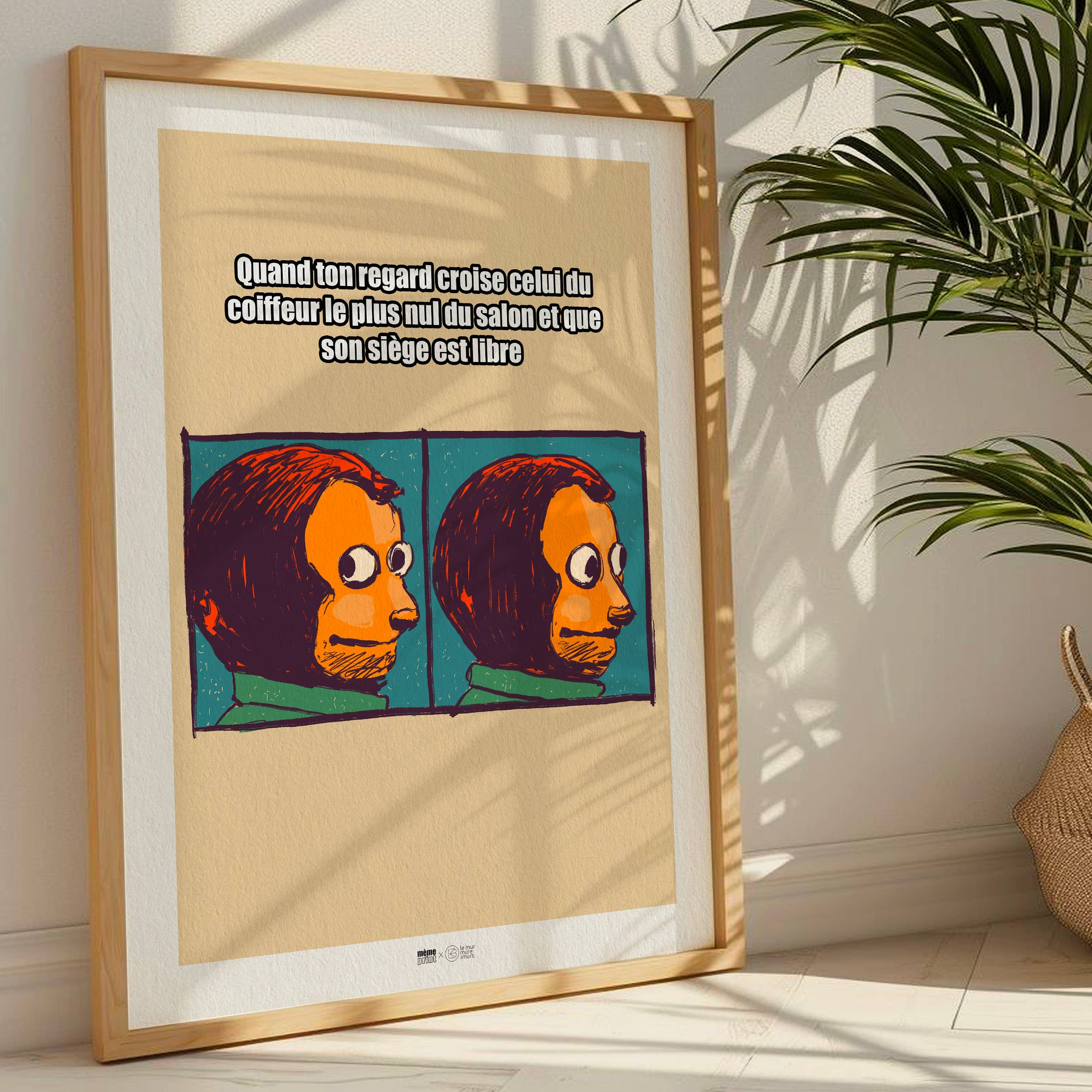 le murmure des murs - Venta al por mayor Pósteres - Muestra meme Marioneta mono color2