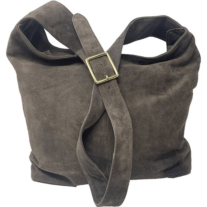 By Fogstrup – Großhandel Schultertasche – Damen – Extra große Wildledertasche