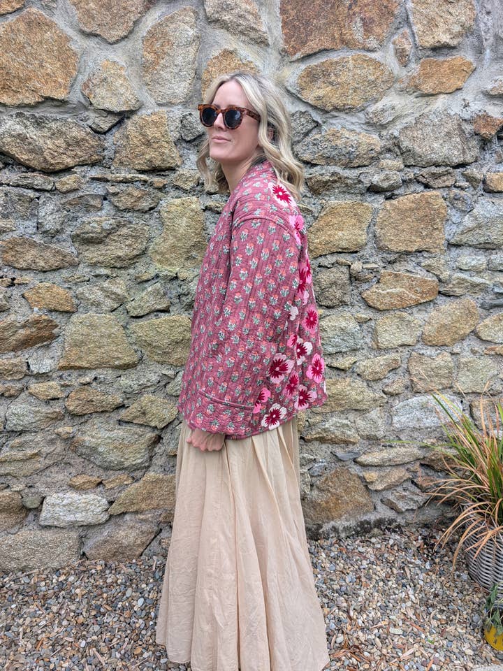 LNH EDIT - Wholesale Jacket - Women's - Lory Pink Quilted Jacket7