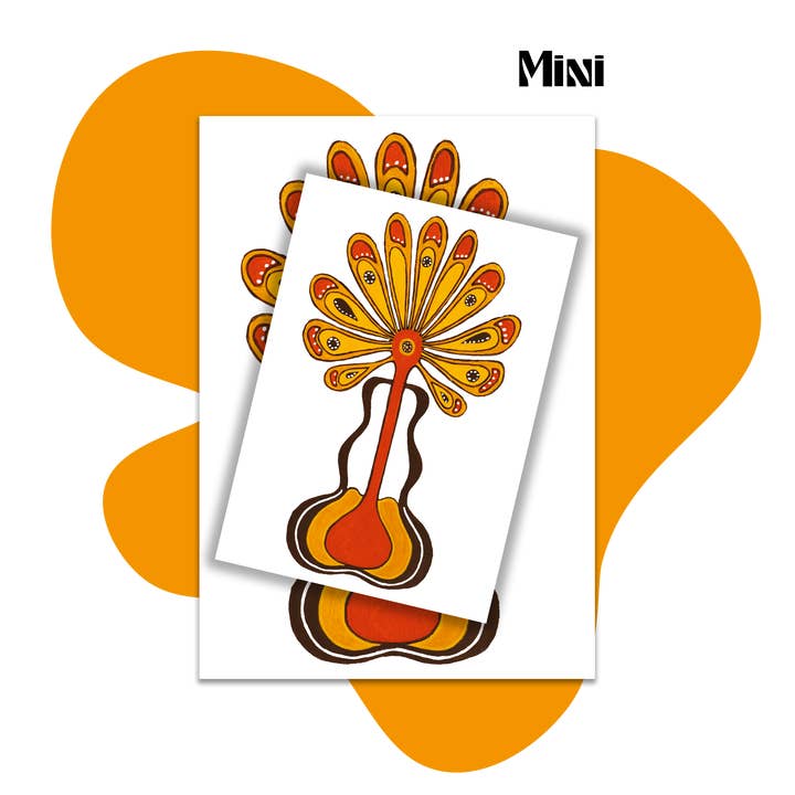 Handsel and Petal - Wholesale Everyday greeting card - Flower Glass - Three - Mini1