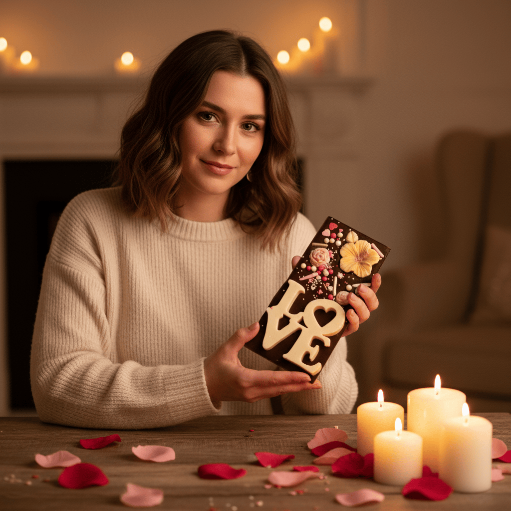 The Belgian Chocolate Makers - Wholesale Chocolate Bar - Milk chocolate red love bar 120g1