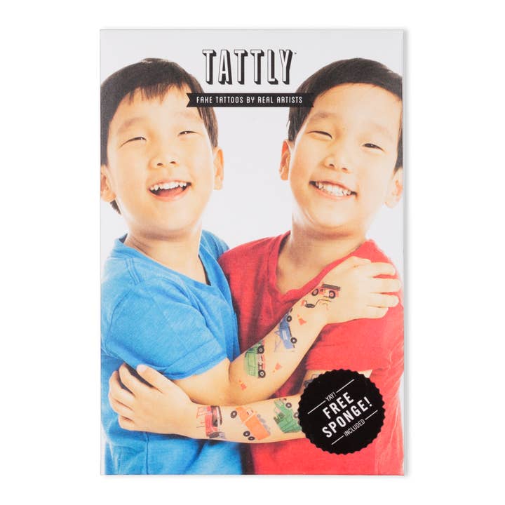 Tattly - Wholesale Temporary Tattoo - Kids - Traffic Tattoo Set