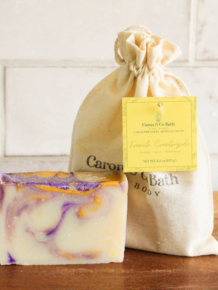 Savon French Countryside ~ Slice pour la vente par Caron & Co Bath and Body