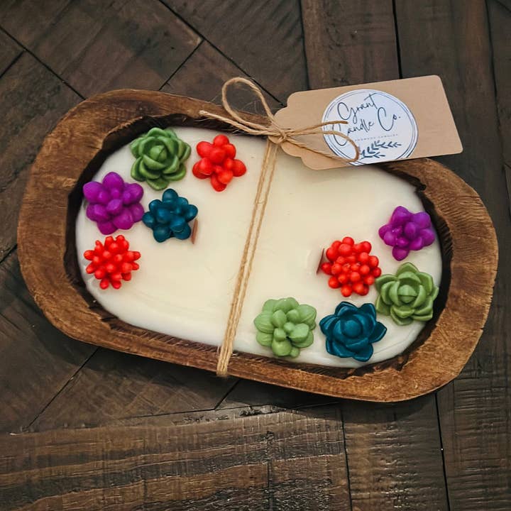 Vela de soja Succulent Dough Bowl - Urban Cowboy para venta al por mayor de Grant Candle Co.