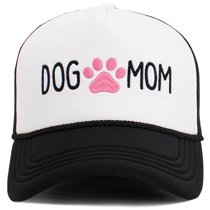 MiMi Wholesale - Wholesale Trucker Hat - Women's - KBV1621 Dog Mom Foam Trucker Mesh Cap