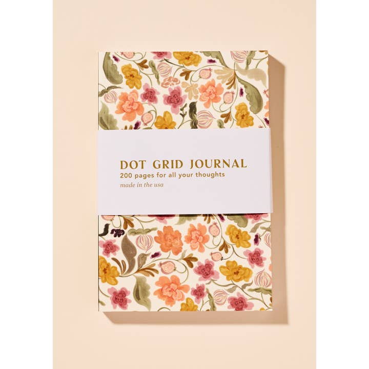 One & Only Paper - Venta al por mayor Diario/agenda - Diario cuadriculado perfecto con estampado floral otoñal