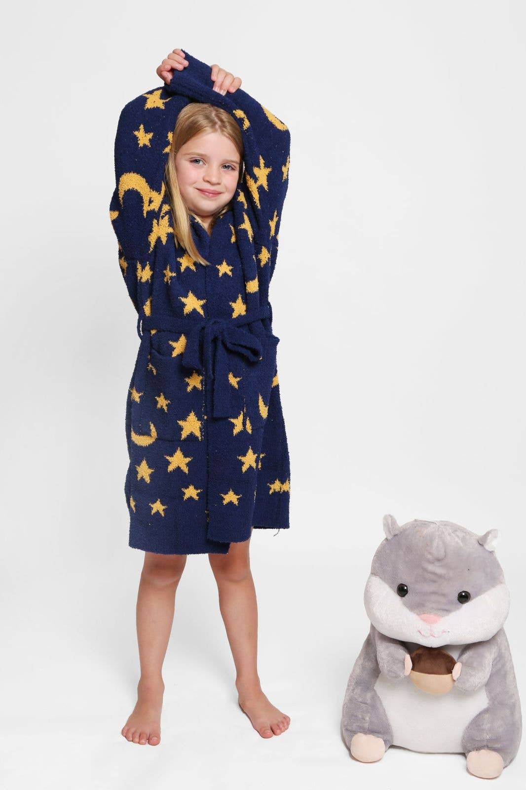 Prep Obsessed Wholesale – Engroshandel Badekåbe - Børn – Luksus hyggelige børn kort kappe med hætte0