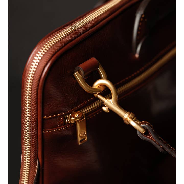 Time Resistance - Vente Sac pour ordinateur portable – unisexe - Sacoche d'ordinateur en cuir pleine fleur - Brave New World6