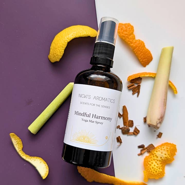 Yoga Mat Spray | Natural and Made with Essential Oils for wholesale by Nicki's Aromatics