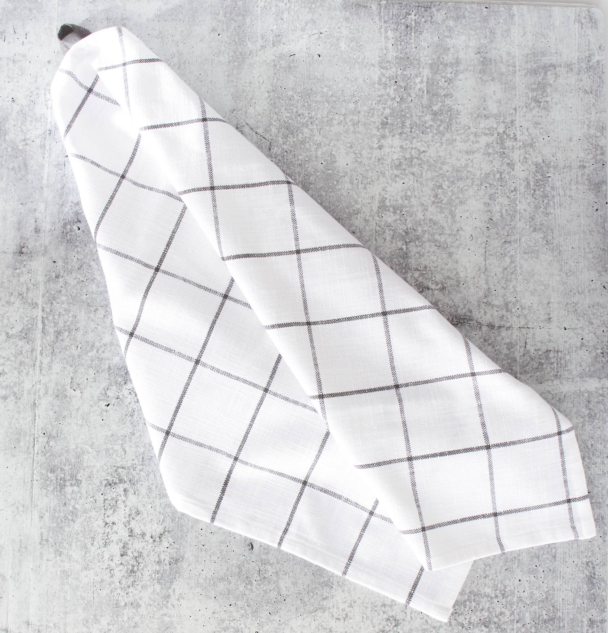 LLdecor - Wholesale Tea Towel - Set of 6,  2 Kitchen Towels, 3 Dishcloths & Canvas Basket4