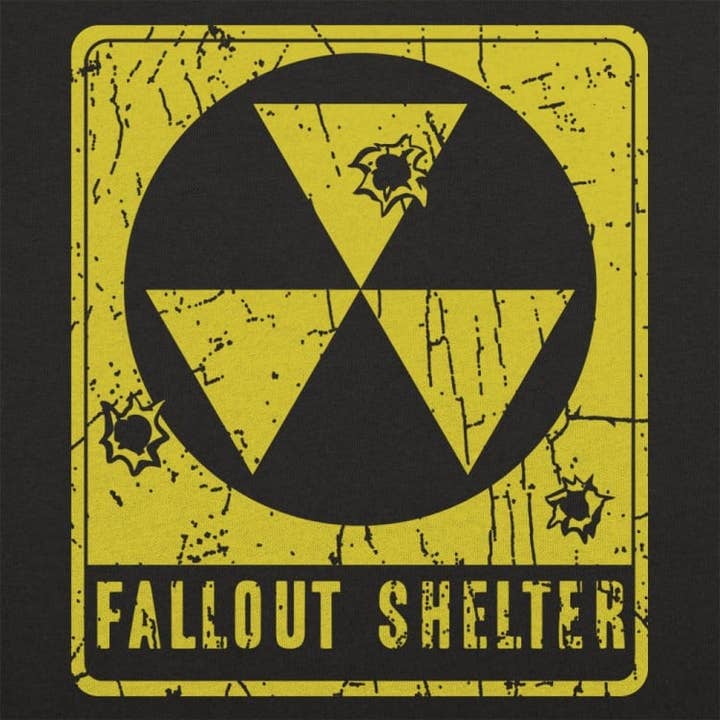 Fallout Shelter T-shirt herr för wholesale av 6DS