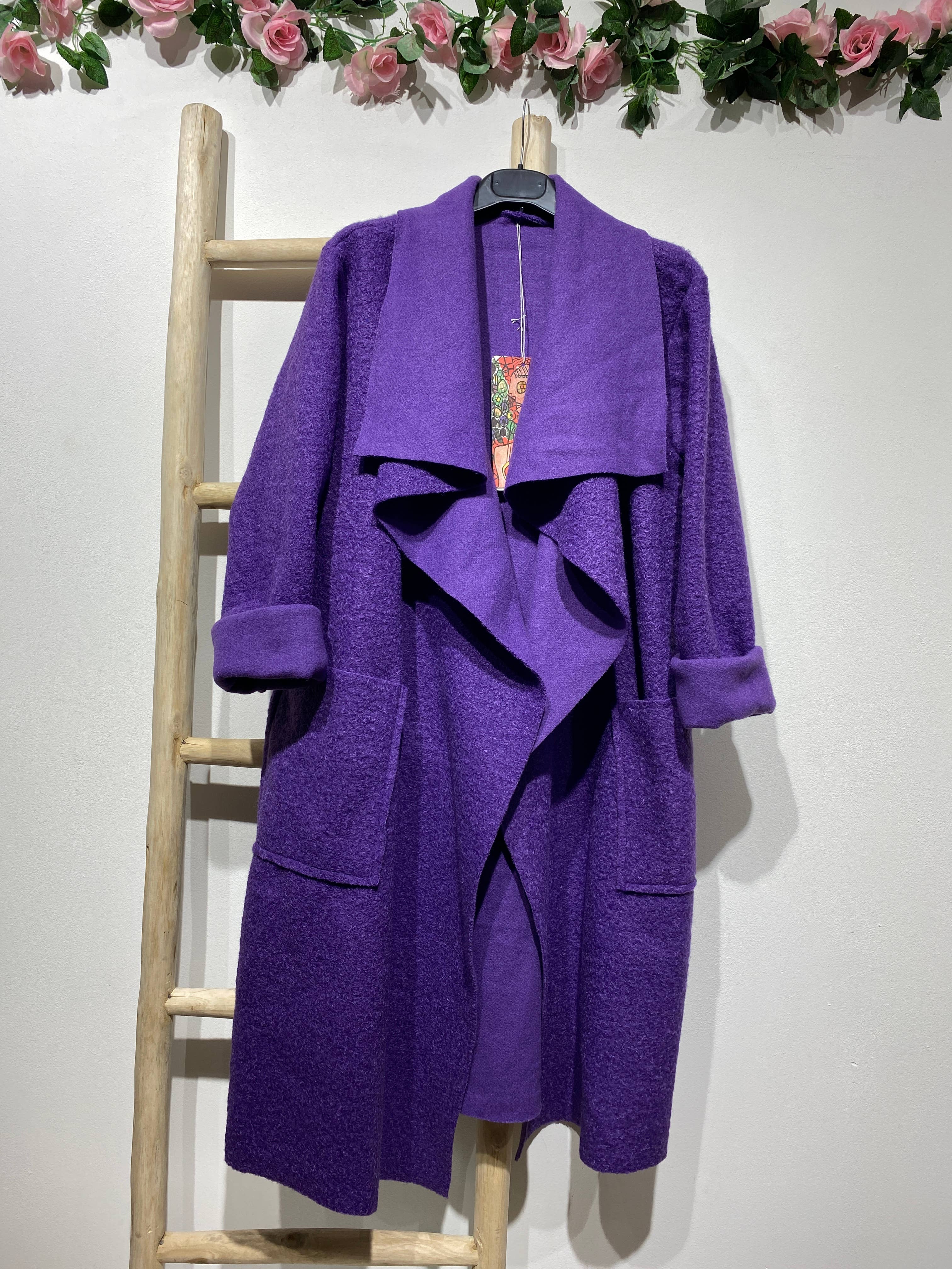 LINEN & COTTON HOUSE - Vente Manteau – femme - VESTE BOUCLETTE MATIERE RESPONSABLE + SIZE  35122 26