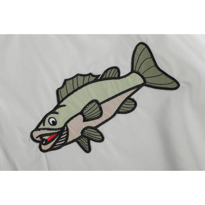 Lil Cactus - Wholesale Bodysuit (Non-Footed) - Baby - Khaki Green Fish Bubble Romper