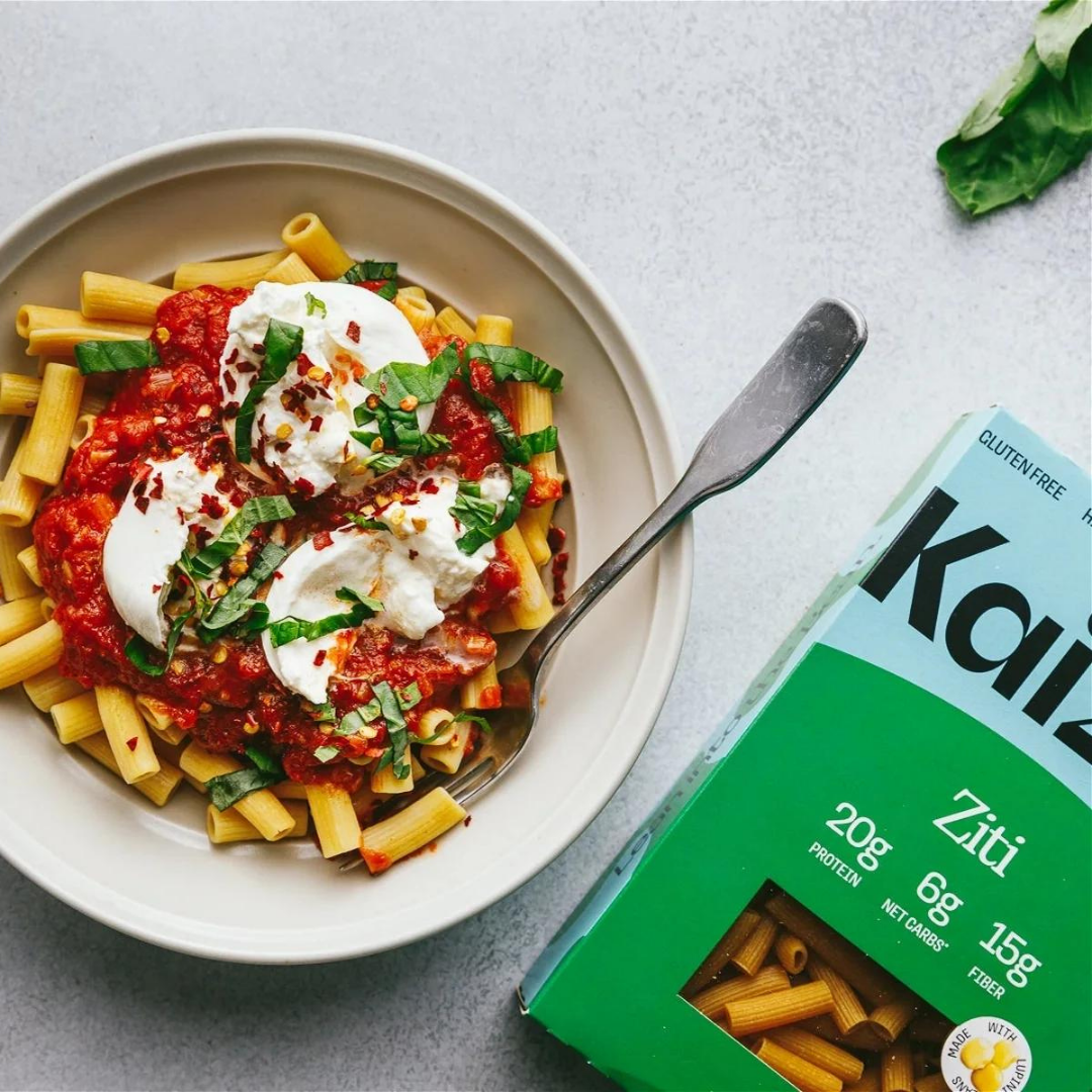 Kaizen Food Company – wholesale Pasta – Ziti-pasta med 6 g nettokolhydrater och högt protein – lågkolhydrat, keto7