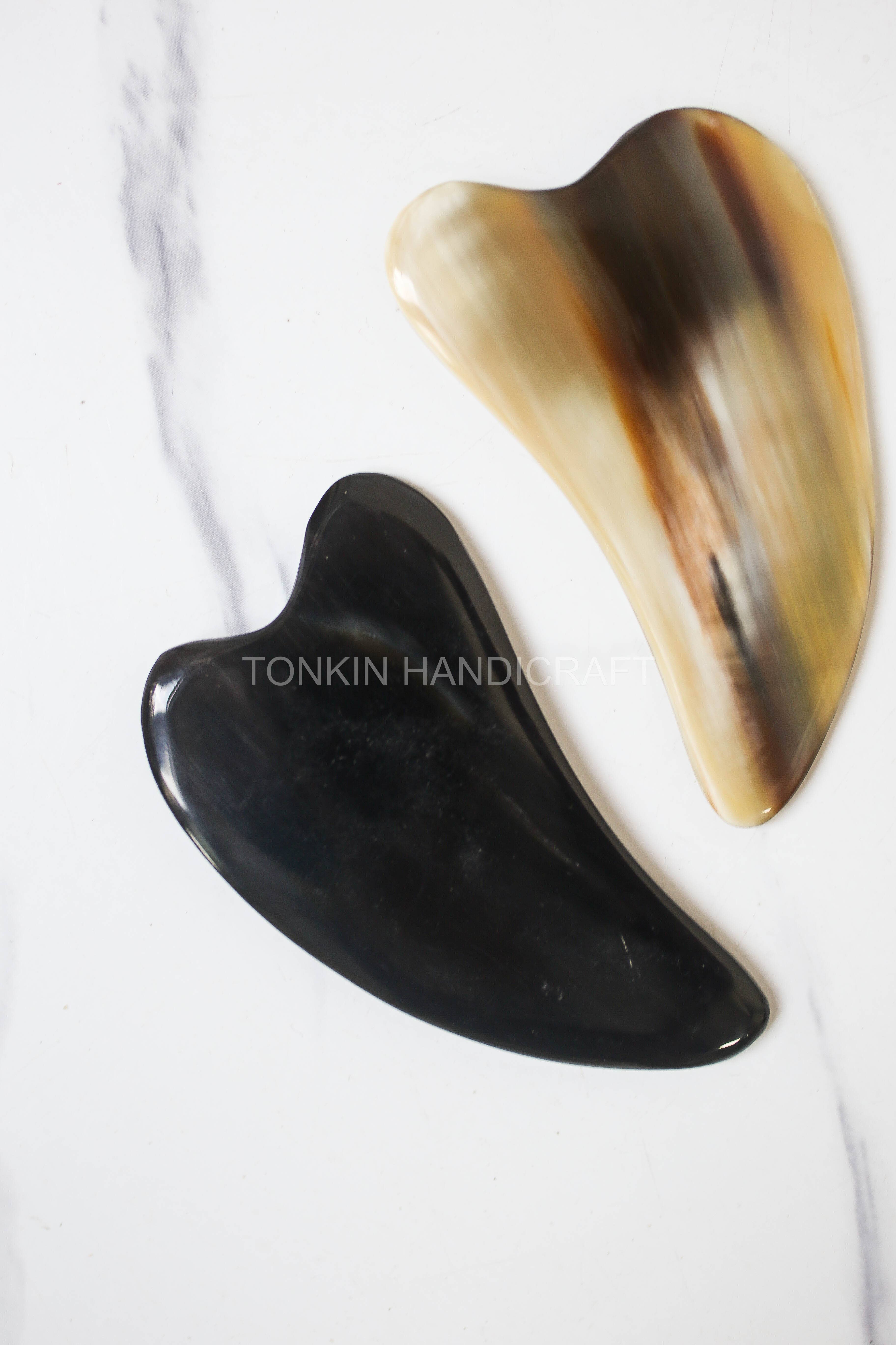 Tonkin Handicraft – Engroshandel Gua Sha – Horn Gua Sha – 100% naturligt horn massageværktøj9