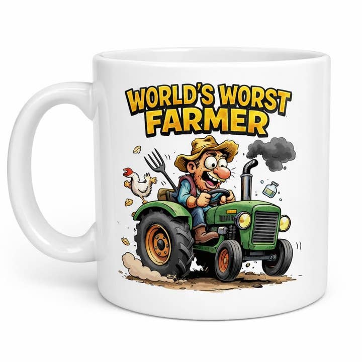 Funny Cartoon Ceramic Coffee Mug – Dishwasher Safe for wholesale by Brew Crew Gifts