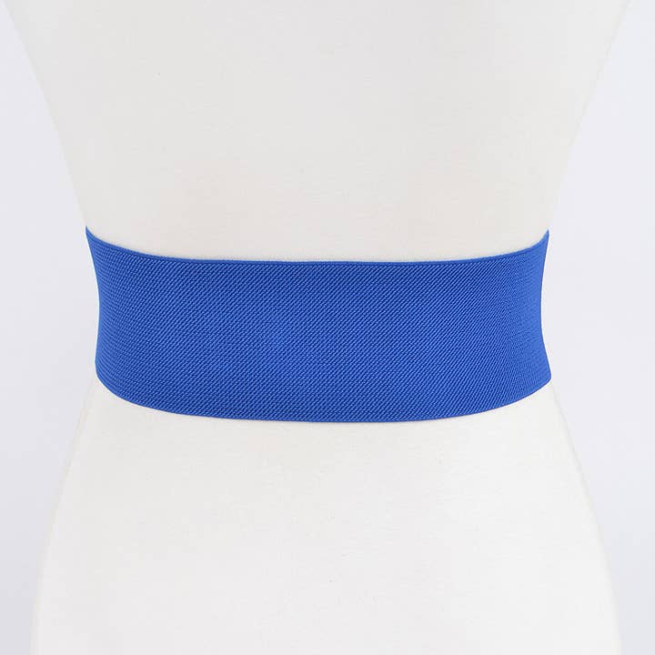 3AM BY H&D ACCESSORIES - Wholesale Belt - Women's - Rhinestone Buckle Elastic Belt