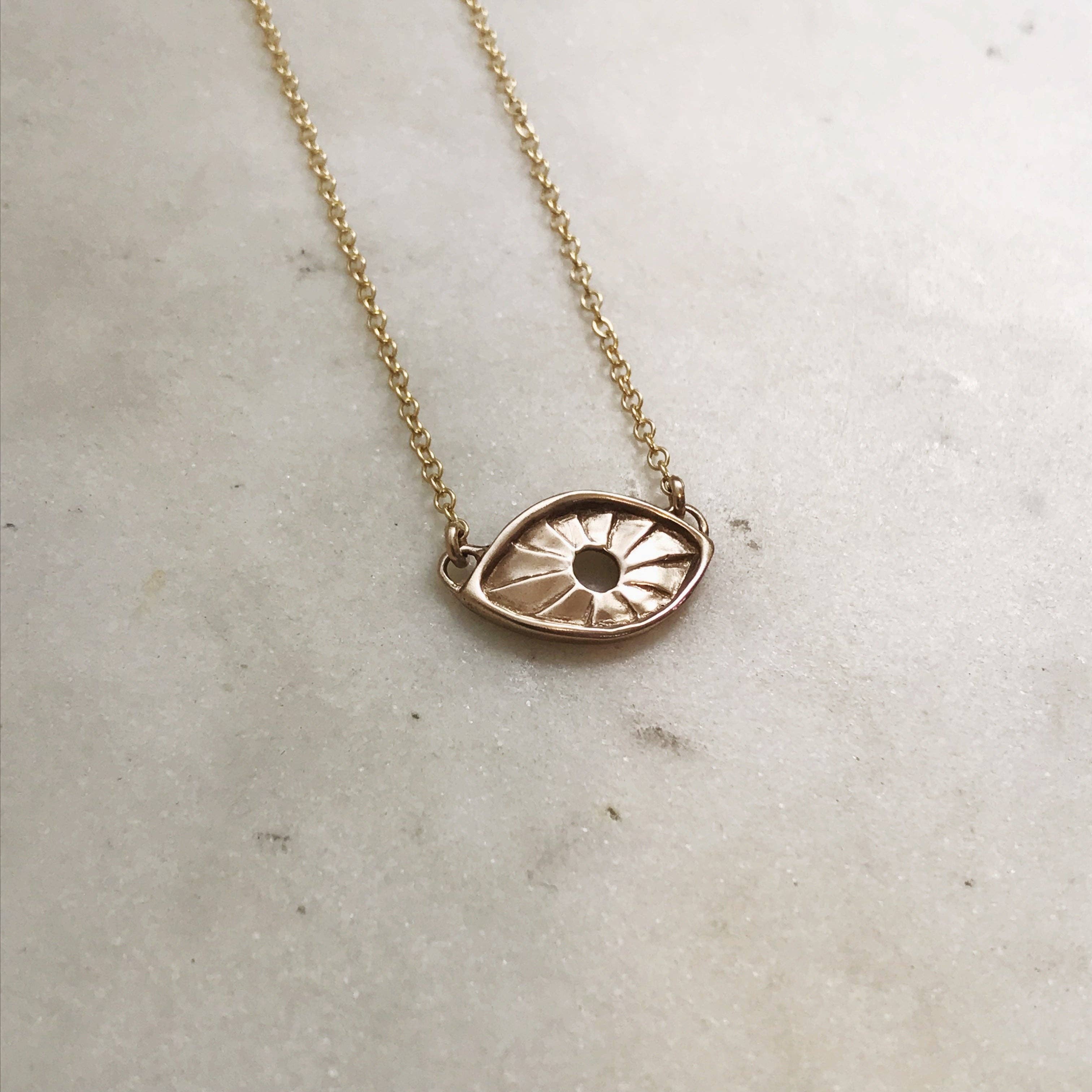 Mimosa Handcrafted - Wholesale Pendant/Charm Necklace - ARCHIVE — EYE NECKLACE2