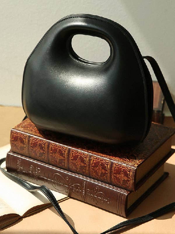 VividLux - Vente Sac à main avec poignée sur le dessus – femme - Sac bandoulière VividLux en simili cuir à design géométrique ajouré et découpes2