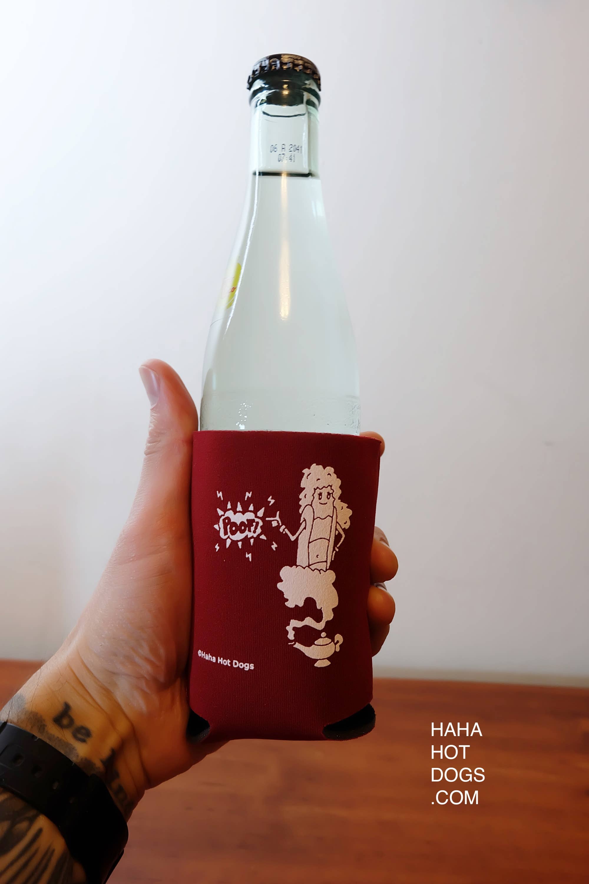 Haha Hot Dogs - Wholesale Drink Huggers & Koozies - Drink Holder - I Wish This Was A Hot Dog5