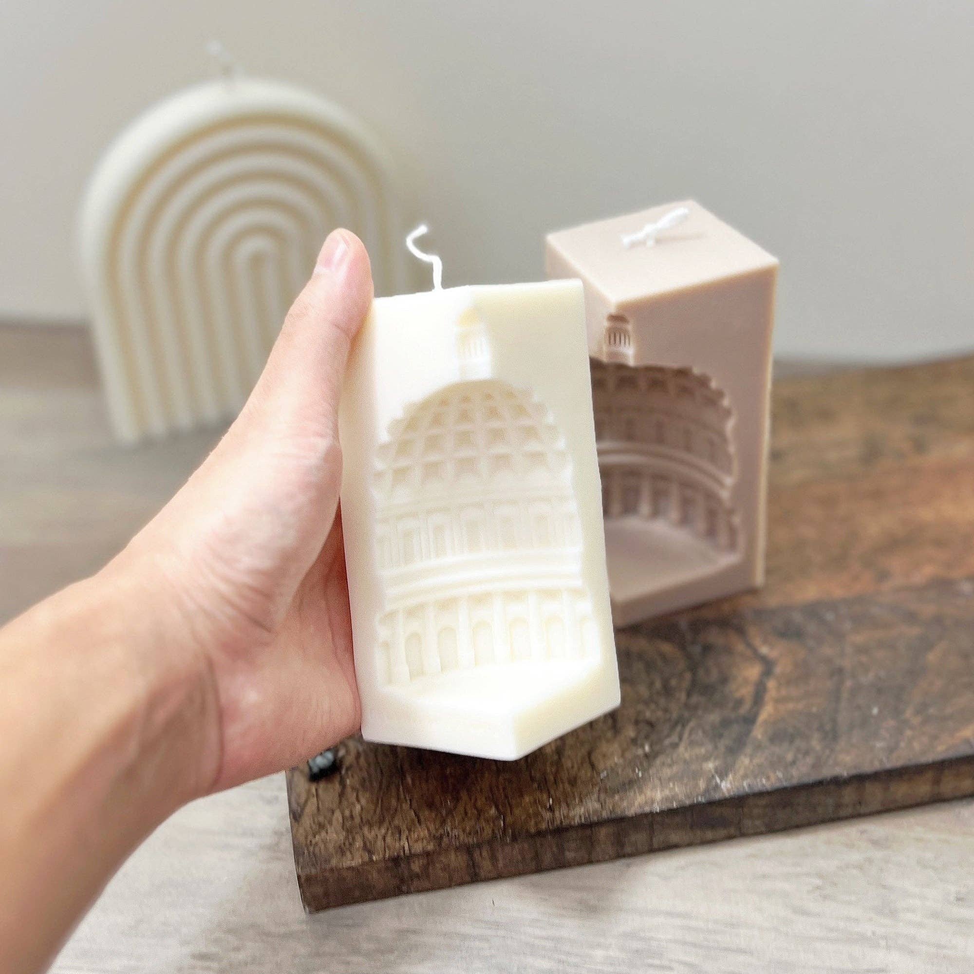 Eli and Things - Wholesale Novelty Candle - Aesthetic Candles - Roman Architectural Candle - Pantheon7